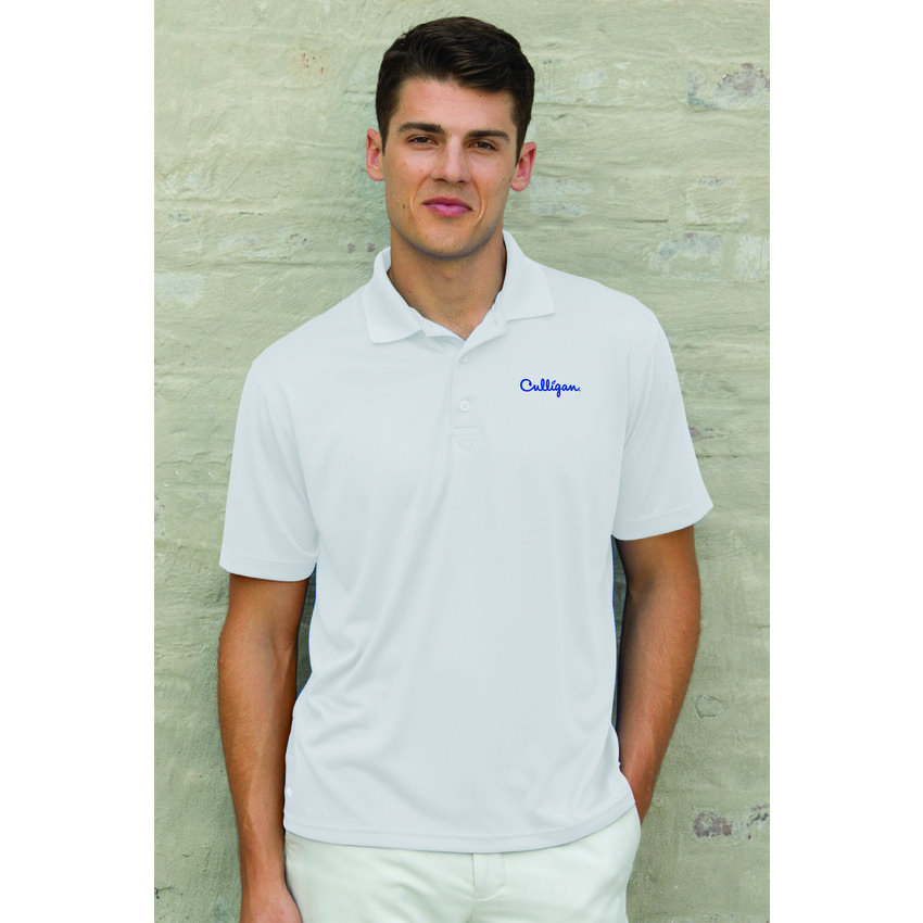 White w/ Blue Logo